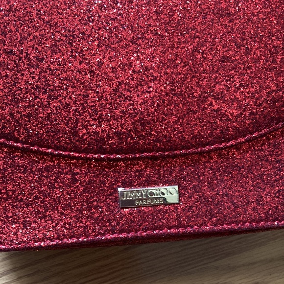 Jimmy Choo Red Glitter purse - NEW - Picture 2 of 7